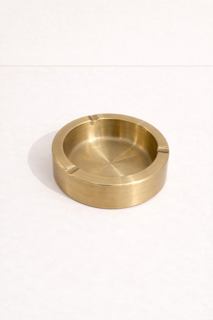 Paslanmaz Çelik Küllük Gümüş Metal Küllük Masa Üstü Modern Küllük Ağır Tip Küllük