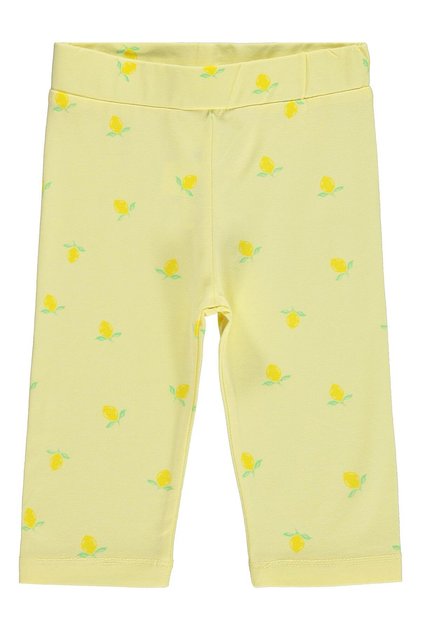 Lemon Patterned Tights for 6-9 Years - Yellow