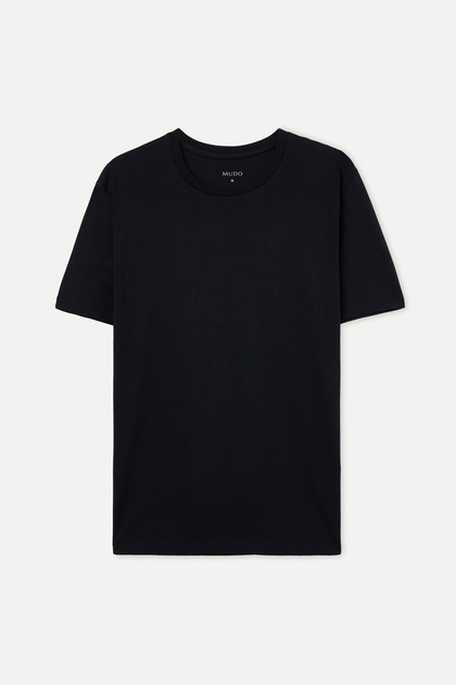 Men's White Cotton Crew Neck T-Shirt