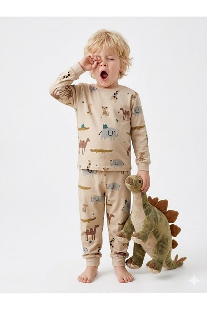 100% Cotton Long Sleeve Seasonal Boys' Pajamas