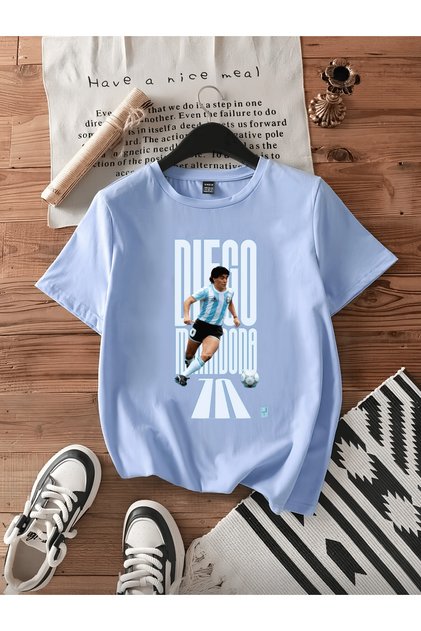Maradona Diego Armando Printed Cotton Pack Short Sleeve Regular Fit Tshirt
