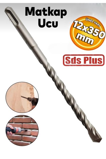 S735 Sds Plus Beton Kaya Taş Delme 12x350 mm Sds Plus Hilti Matkap Ucu