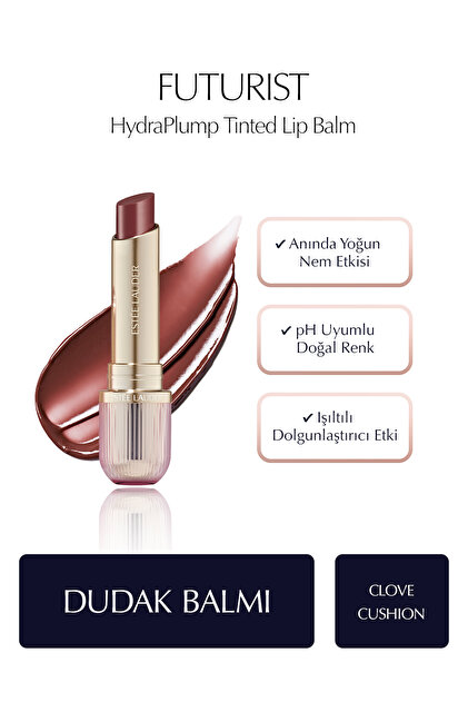 Futurist HydraPlump Tinted Lip Balm - Renk: Clove Cushion