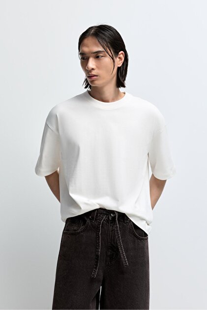 Boxy fit orta ağırlık t-shirt