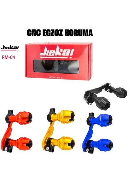 jie Jiekai MOTORSİKLET EGZOZ KORUMA TAKOZU KIRMIZI CNC - Fiyatı, Yorumları