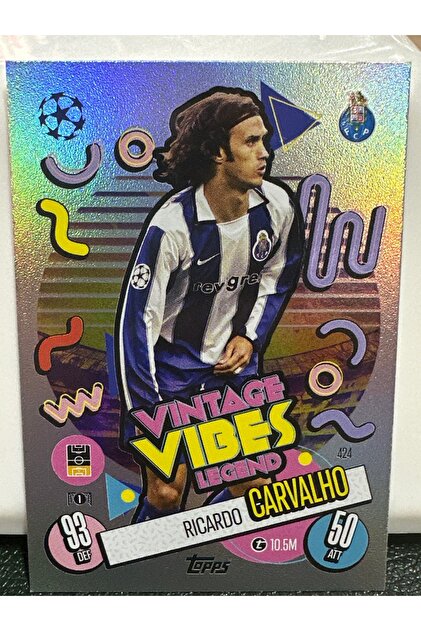 Match Attax VINTAGE VIBES LEGEND RICARDO CARVALHO - Fiyatı, Yorumları