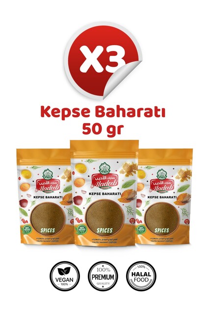 Kepse Baharatı (Kabse) 3 X 50 gr ( 3'lü Paket )