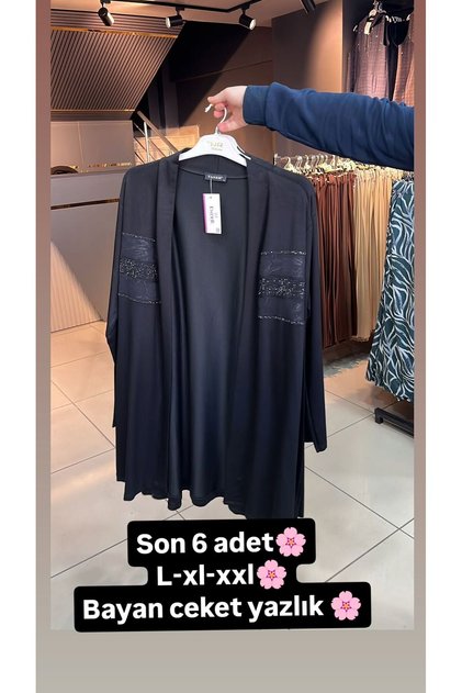 Penye ceket gezmelik günledik uzun