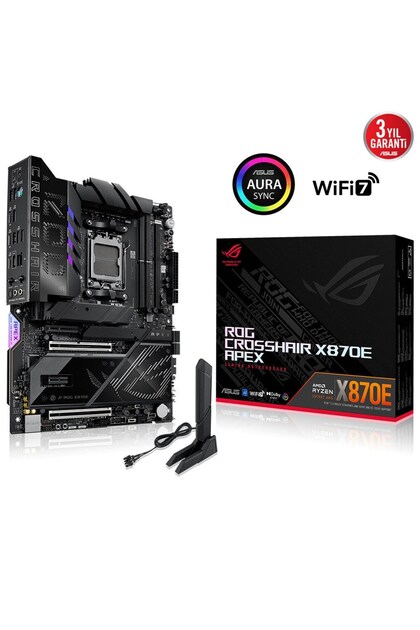ASUS ROG CROSSHAIR X870E APEX AMD AM5 DDR5 ATX - Fiyatı, Yorumları