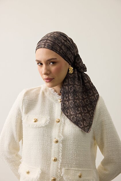 Seren Eşarp 4101 İncir Moru