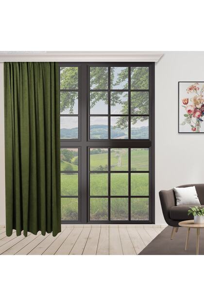 Battery-Free Single-Wing Green Color Island Background Curtain, Background Curtain with Bird Wings as a Gift