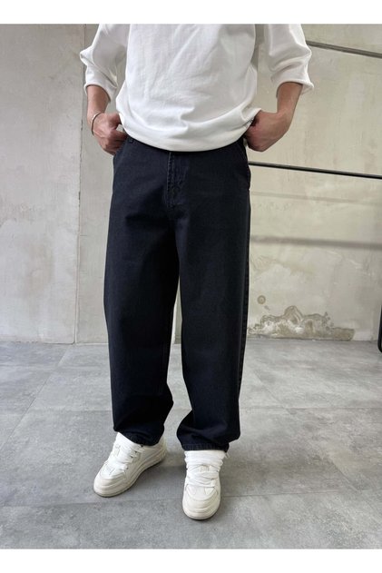 Washable Skarter Black Baggy Jean