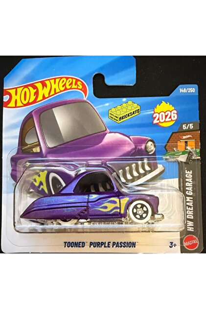 HOT WHEELS Tekli Arabalar Tooned Purple Passion JJF54 (Dream HOT WHEELS Tekli Arabalar Tooned Purple Passion JJF54 (Dream