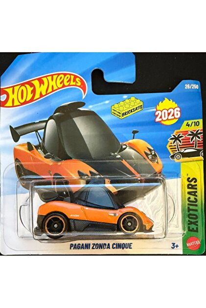 HOT WHEELS Tekli Arabalar Pagani Zonda Cinque JJK75 (Exoticars