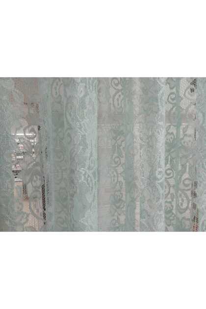Fon Perde Damaks Pattern Mint Green 45cm*245 cm