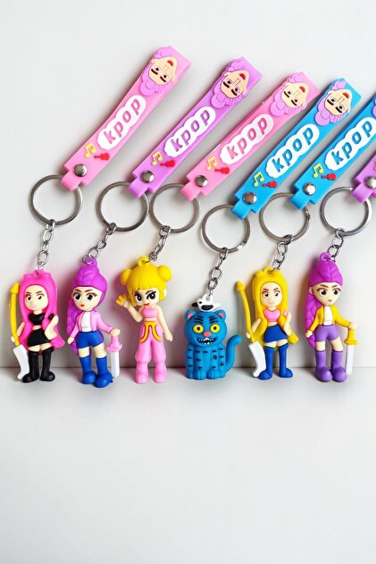 Lynare KPop Demon Hunters Chibi Anahtarlık ve Çanta Süsü (Rumi