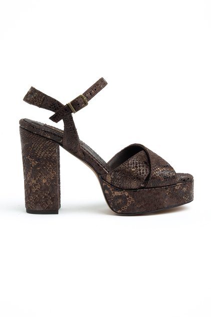 Hakiki Deri 33-34-35-36-37-38-39-40-41 Numara Kadın Platform Sandalet