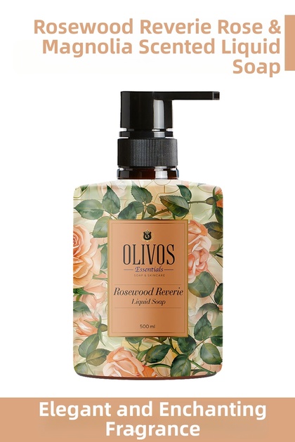 Liquid Soap Rose Peony Art Collection: Like Painting Bottle Gorgeous Fragrance Intense Moisturizing
