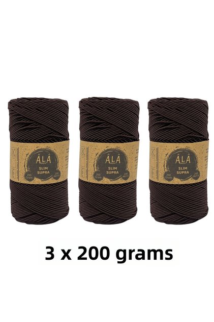 3 Pieces of Slim Supra Thread 200 Grams Waxed Thread 3X200 Grams (Total 600 Grams)
