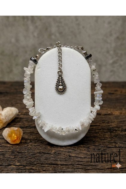 Original Moonstone Broken Natural Stone Lady Bracelet