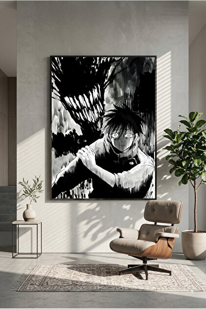 くうーこページ postercraft Jujutsu Kaisen Yuta Okkotsu Modern Panel Tablo Poster