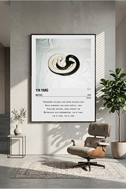postercraft Blok3 OBSESİF Albüm Tasarım Ahşap Tablo Poster