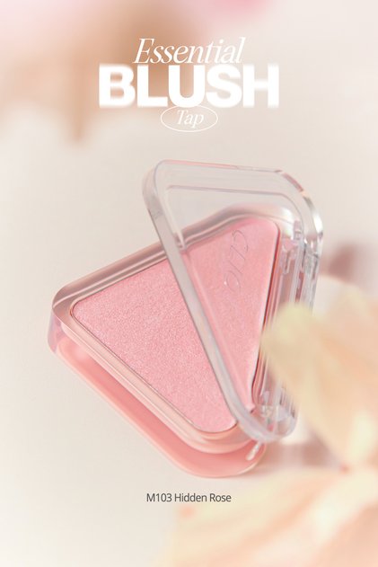 Katmanlanabilir Yumuşak Dokulu Kadife Bitişli Allık CLIO Essential Blush Tap (M103 Hidden Rose)