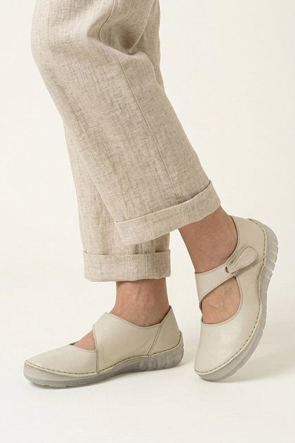 , Women's Genuine Leather Shoes 16119Z44407 Beige