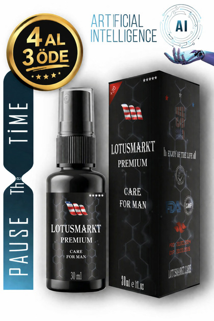 lotusmarkt Care For Man Uzun Deneyim Sprey Premium Plus - Fiyatı
