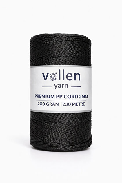vollen yarn 200gr/230m Premium Polyester Makrome Ipi 2mm ,makrome