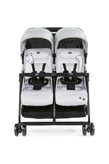 Chicco Ohlala 2 Silver Cat Twin Ultra Hafif Ikiz Bebek Arabası
