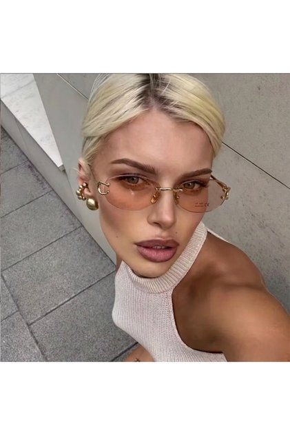 Cartyy V12 | Sunglasses Gold Sap Pink Glass Color 51 Ekartman