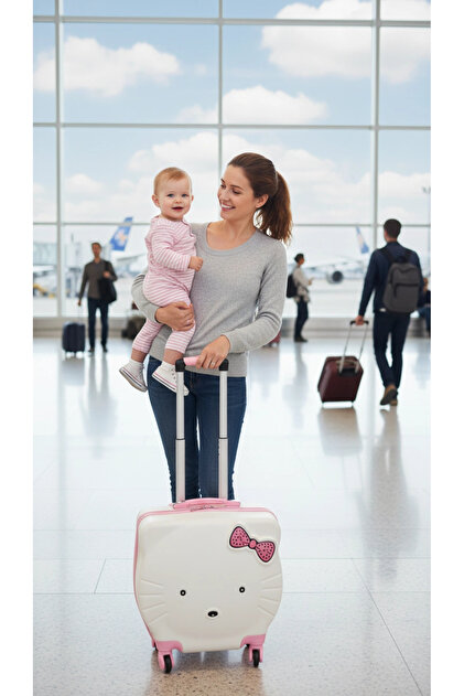 Protocol London Hello Kitty Pembe Çocuk Valizi - Pembe / Beyaz