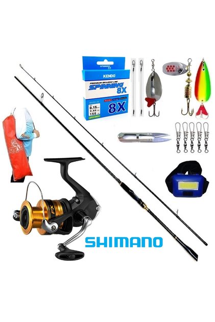 Shimano Fx 3000 274cm 8-42gr Zen Pro Karbon Turna Spin Olta Takımı Seti