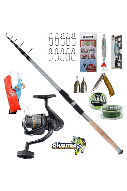 Okuma Revenger Rv-40 Remixon Carbo-X 300cm 60-120gr Tele Spin Olta