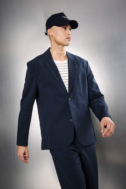 Teknik Fabric Stretchy Blazer Jacket G4225Ax26Sp