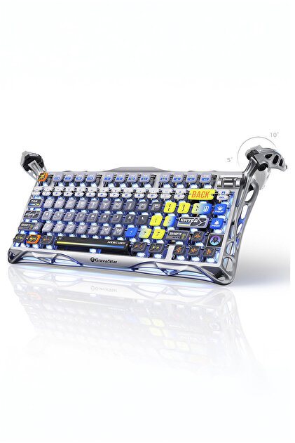 Gravastar Mercury K1 Pro RGB Kablosuz Mekanik Gaming Klavye