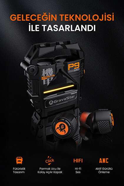 Gravastar Sirius Plus ANC, TWS, Bluetooth Kulakiçi Kulaklık