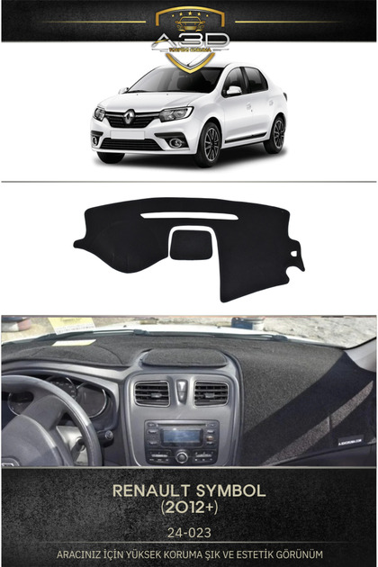 Renault Symbol (2012+) Dashboard Protection Cover Towel Cover Carpet Protector Front Accessory