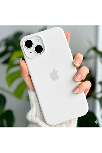 JustCase iPhone 13/14 ile Uyumlu Logolu Kadife İç Dokulu Premium