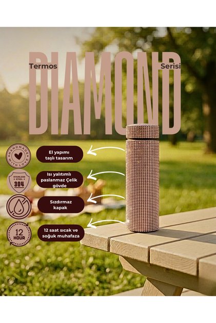 Diamond Stainless Steel Thermos 500ml