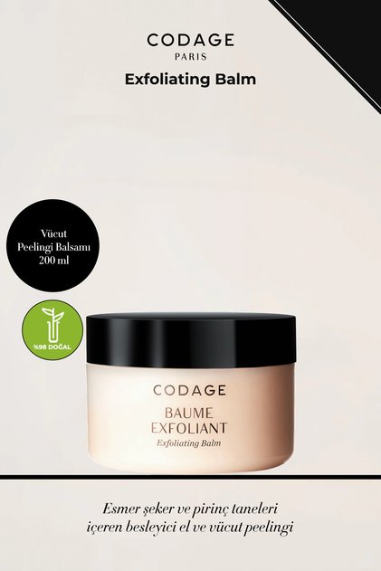 Exfoliating Balm-Esmer Şeker ve Pirinç ile Işıltı, Pürüzsüzlük ve Yumuşaklık Veren Balsam-200 ML