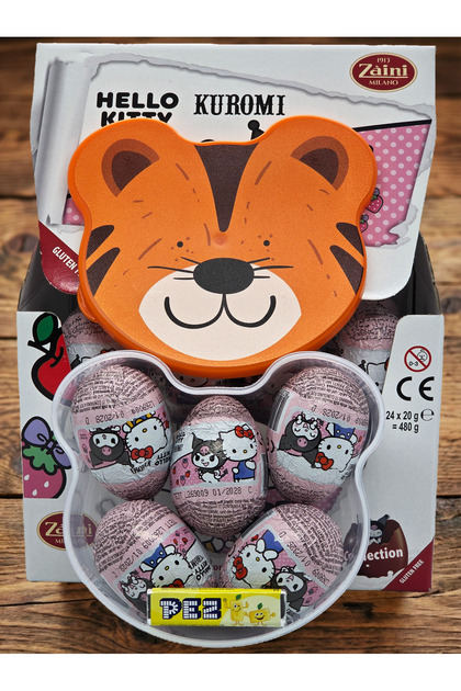 Zaini Hello Kitty Glutensiz Çikolatalı Sürpriz Yumurta 5 Adet