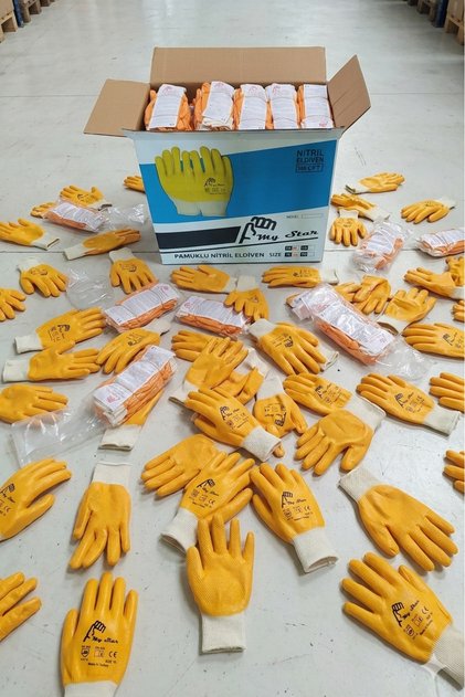 300 Çift Tam Kaplı Nitril İş Eldiveni