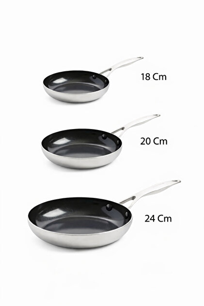 Greenpan Premiere 26 cm Basık Tencere | Thermolon™ Seramik Yüzey