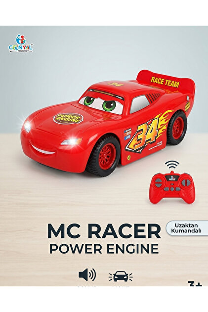 Can Ali Toys SÜRTMELİ ARABA CNL-1914A ŞİMŞEK MQUEEN MC RACER POWER