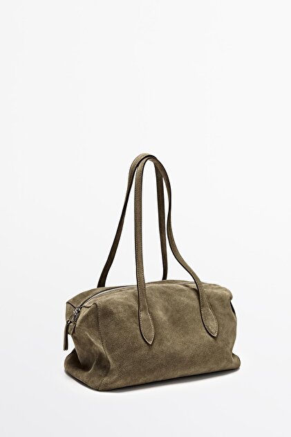 Massimo Dutti West süet deri satchel çanta - Fiyatı, Yorumları