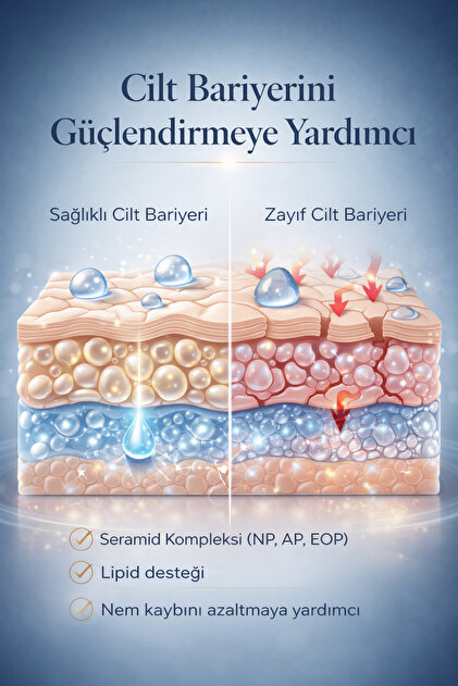 LISSAGE BEAUTÉ Circurepair Cream LAPERAS Bariyer Onarıcı Yüz Kremi | Seramid Peptit & 4D Hyaluronik