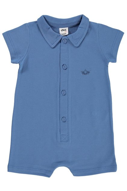 Sailboat Printed 6-18 Months Jumpsuit - Blue
