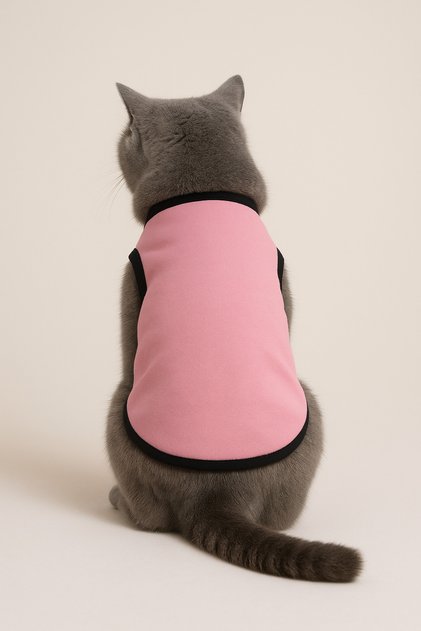 New Season Dog And Cat Outfit - Plain Pink